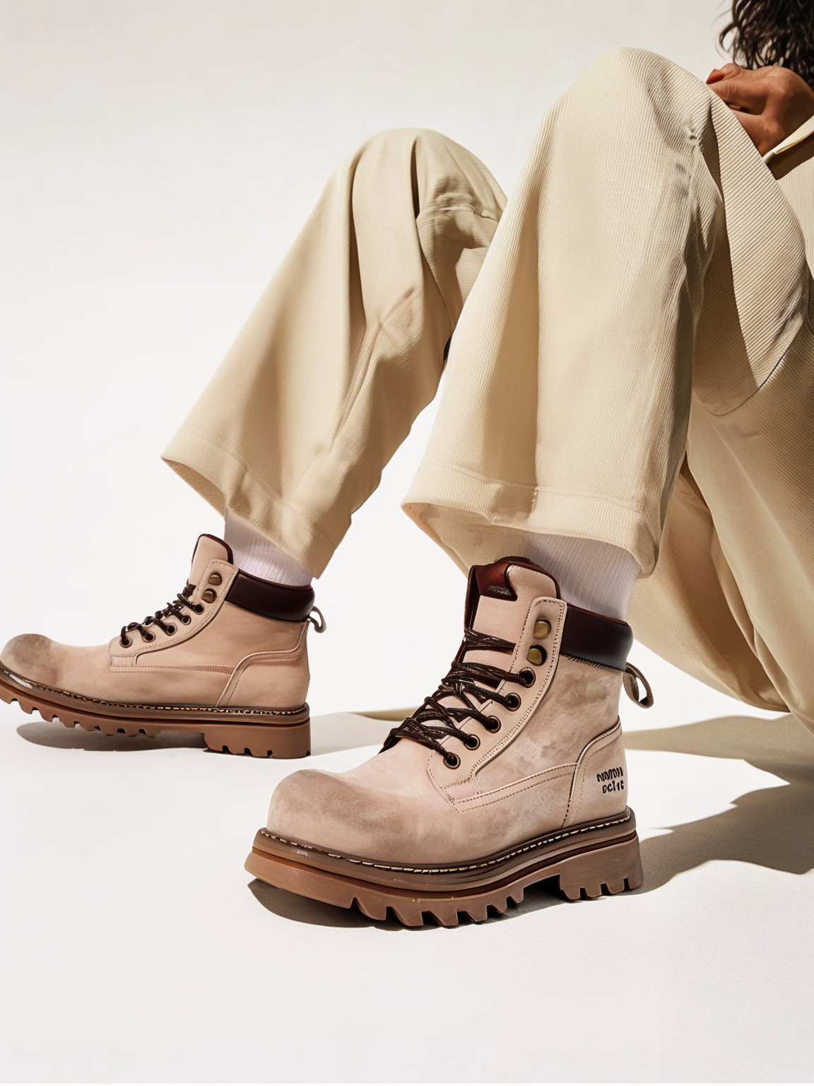 363-9DX特价清版真皮厚底马丁靴女款皮鞋子单靴英伦风工装短靴