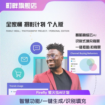 Adobe Creative Cloud全家桶2026正版激活年费Ps Ai代订阅Win/M12