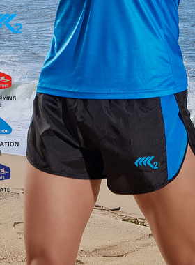 K2跑马拉松装备专业跑步短裤男款透气速干裤带内衬田径竞速三分裤