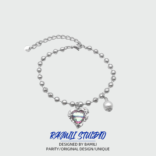 彩色爱心手链彩色爱心