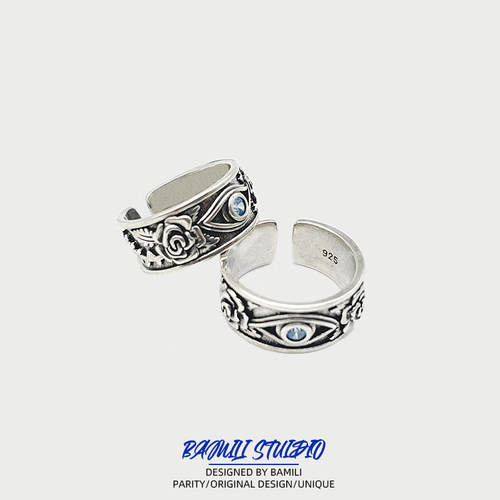 BAMILI荷鲁斯之眼开口戒