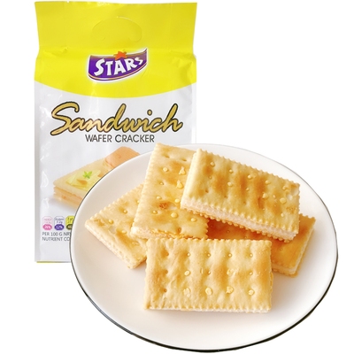 众星干三明治威化夹心饼干318克