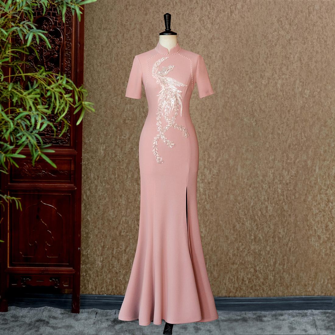 桃夭鳞漾-（隆佳秀走秀旗袍112010）