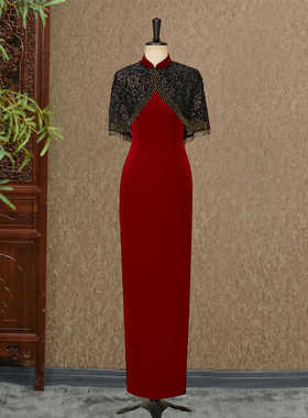 紫烟轻娆-（隆佳秀走秀旗袍111508）