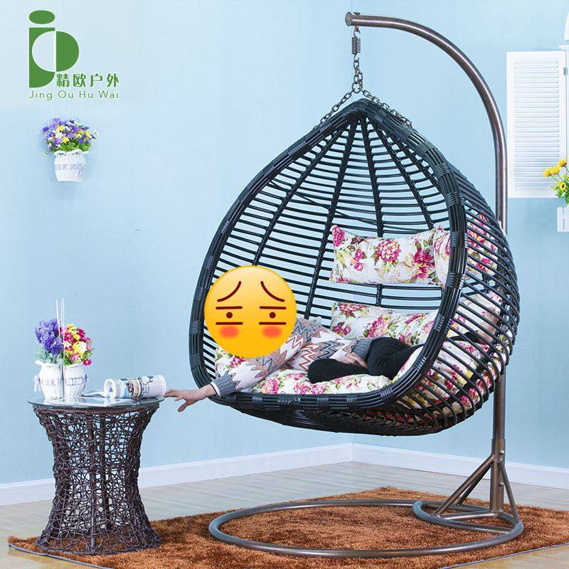 精欧户外 客厅粗枝成人鸟巢情侣秋千吊椅 宿舍阳台双人休闲摇篮椅