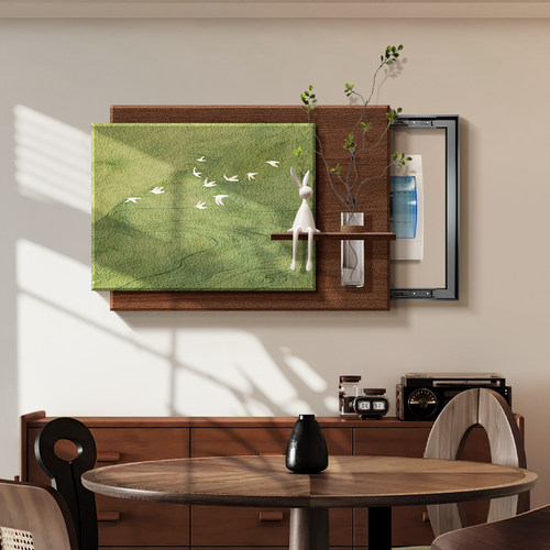 中古风电表箱装饰画2025新