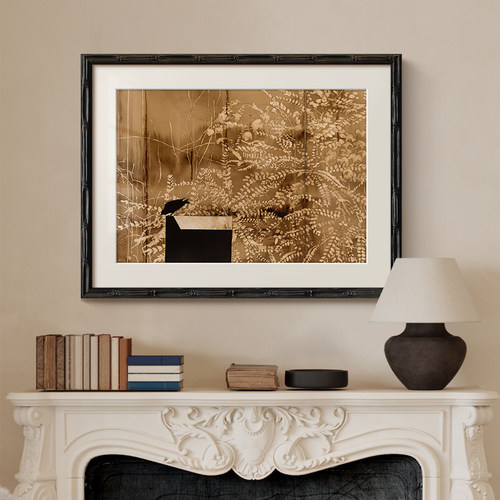 林中剪影》霍格艺术高级法式中古风客厅装饰画美拉德玄关餐厅挂画