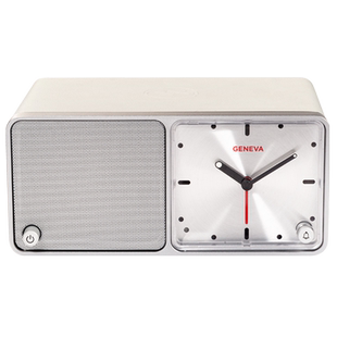 吉年瓦兰Geneva日内瓦之声Time无线充电闹钟蓝牙音响床头桌面音箱