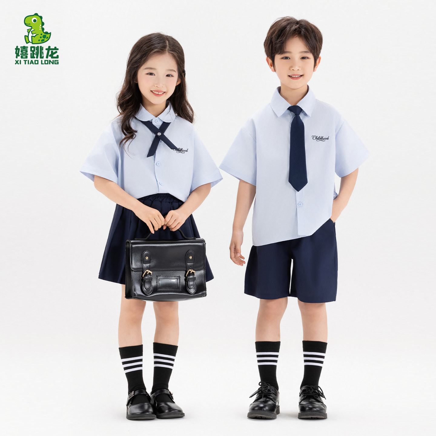 六一儿童演出服装男童泰式学院风校服女童JK制服套装幼儿园毕业照