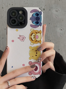 DZ适用苹果15promax手机壳新款iPhone15硅胶14plus白色13pro全包12防摔11高级感xsmax女款8可爱7日韩动漫卡通