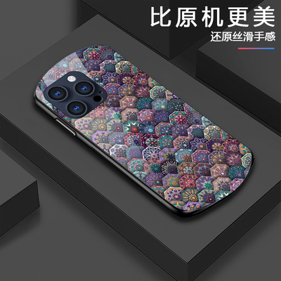 适用vivo小众防摔手机壳新款玻璃