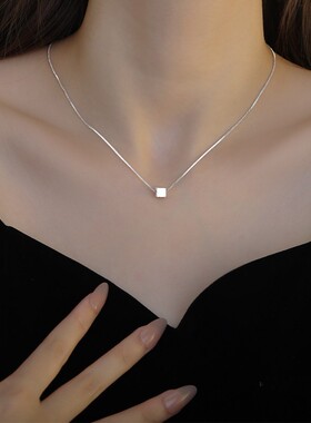 方糖项链女款2026新款高级感小众