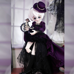 全款！【最后一舞】BJD六分 普六 胖六 高六 前短后长缎面娃衣