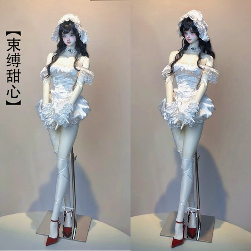 定金 猫忘了鱼【束缚甜心】bjd三分娃衣甜酷可爱大女 sd16娃衣