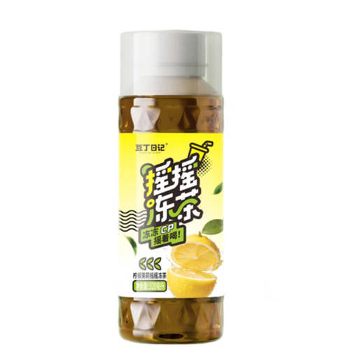 七鲜柠檬茉莉摇摇冻茶320ml