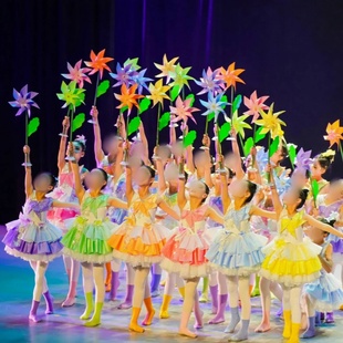 舞蹈演出表演服装 儿童现当代舞群舞 同款 童年 专业定制 最漂亮