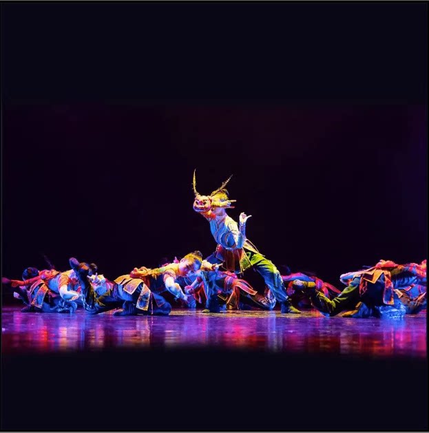 六一儿童表演服装非遗主题舞蹈傩戏傩声中小学生艺术节图腾演出服