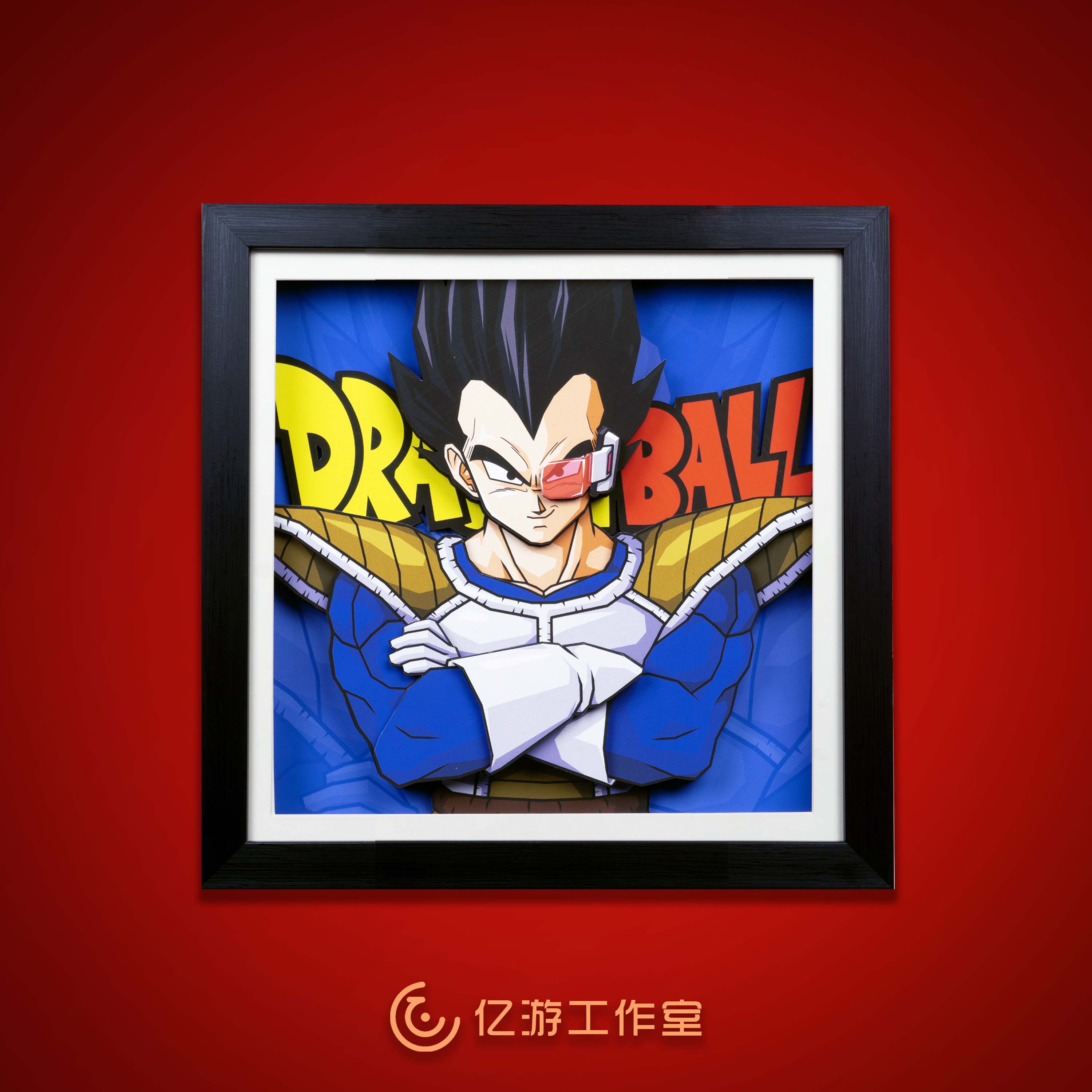 龙珠贝吉塔立体画手办装饰画动漫