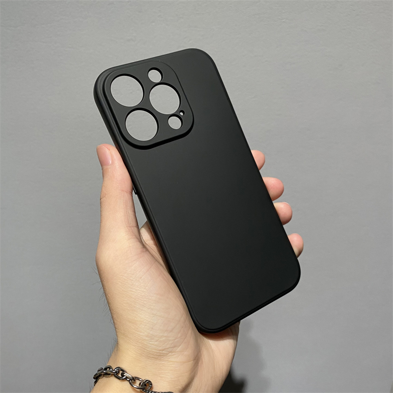 简约纯色适用苹果15promax手机壳防摔iPhone14Pro软壳13新款12软11Pro肤感xr男xsmax女15Pro硅胶13promax情侣