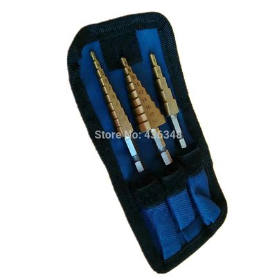 3pcs Metric 4-12mm 4-20mm 3-12mm Stepped Down Drill Bit Cone