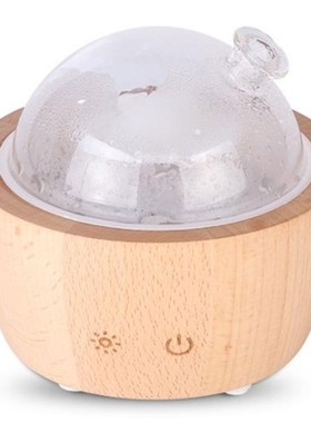 Aroma Diffuser Solid Wood Glass Essential Oil Mist