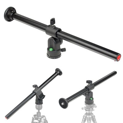 BGNing Horizontal Bar SLR Camera Mount Tripod Boom Rotatabl