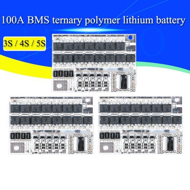3S/4S/5S BMS 12v 16.8v 21v 3.7v 100A Li-ion Lmo Ternary Lith