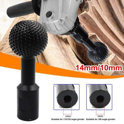 DOERSUPP 10/14mm Spherical Engraving Polishing Head Wood Gro
