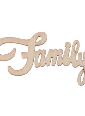 15Pcs Wooden Family Table Confetti Scatter Vintage Rustic We