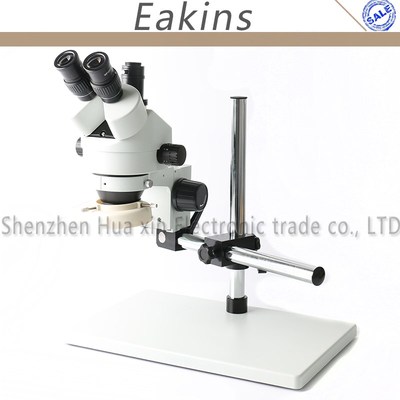 7X-45X Continuous Zoom Professional Trinocular Stereo Micros