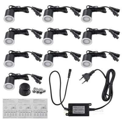 10pcs/lot 32mm DC12V Outdoor LED Deck Stair Step Light Garde