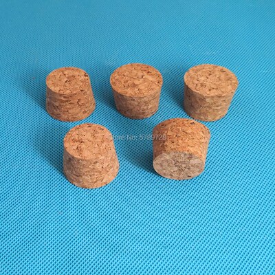 5pcs Top DIA 32mm to 83mm Wooden Cork Lab Glass Bottle Stopp