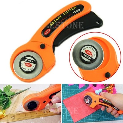 45mm Rotary Cutter Premium Quilters Sewing Quilting Fabric C