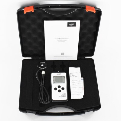 UVC Light Meter tester LS125 with UVC probe 254nm UV mercury