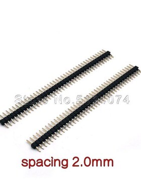 5pcs/lot Spacing 2.0mm single row needle SMT 1 * 40p horizon
