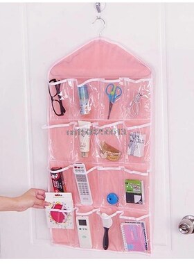 16 Pockets Clear Over Door Hanging Bag Shoe Rack Hanger Stor