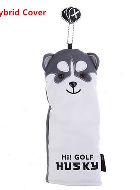 Cute Husky Golf Driver Head Cover Cartoon Animal Fairway Woo