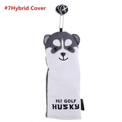 Cute Husky Golf Driver Head Cover Cartoon Animal Fairway Woo