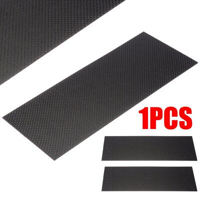 100x250mm Carbon Fiber Plate Panel Sheet 3K Weave Glossy Pla