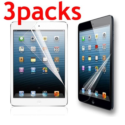 3 packs PET soft screen protector for Ipad 2 3 4 air pro 9.7