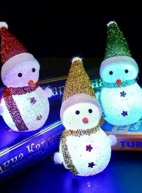 Mu?eco De Nieve Led De Navidad, Adorno De Papá Noel, Navida