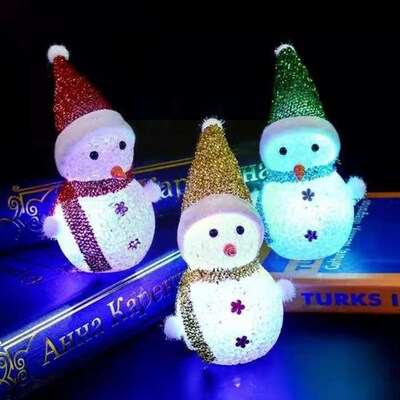 Mu?eco De Nieve Led De Navidad, Adorno De Papá Noel, Navida