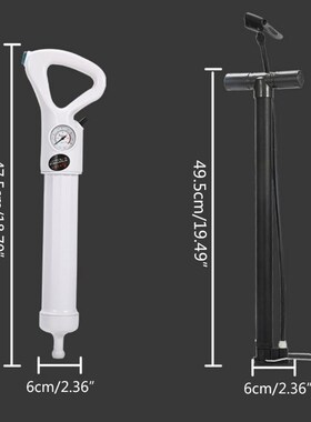 1Set Toilet Plungers High Pressure Pump Cleaner Air Plunge