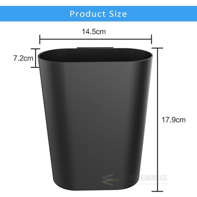 LENTAI NEW 1PC Car Trash Bin Portable Rubbish Can For Peugeo