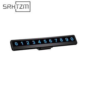 Auto Interior Phone Number Car Parking Number Plate Car Lumi