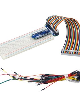 GPIO Extension Board +MB-102 830 Point Breadboard + 40 Pin G