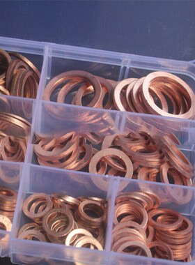 300*M5-M20 Copper Washer Gasket Set Seal Assortment Kit Box