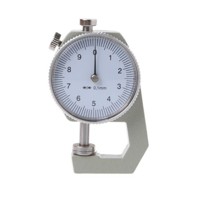 Dial Thickness Gauge 10 20mm Leather Paper Thickness Meter T