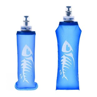 250/500ml Soft Flask Folding Collapsible Sports Water Bottle