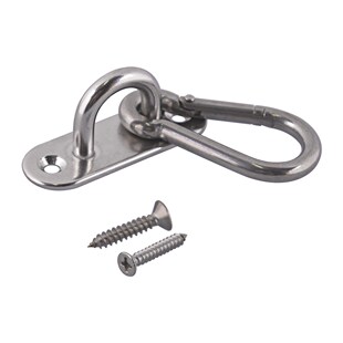 M6 Ceiling Hook Hammock Swing Hook Indoor Outdoor Carabiners